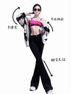 拍照姿勢大全 - 