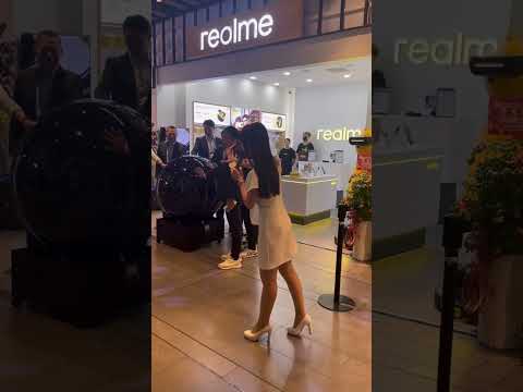 #主持人優優娜 台北三創一樓Realme手機主持喬遷開幕慶儀式主持人