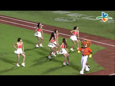 20130925 CPBL 犀牛VS獅 Unigirls bad girl舞蹈表演